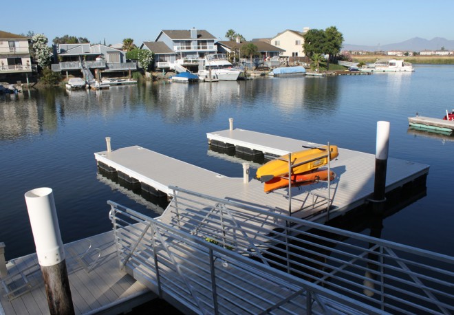 Winn Decking boat dock