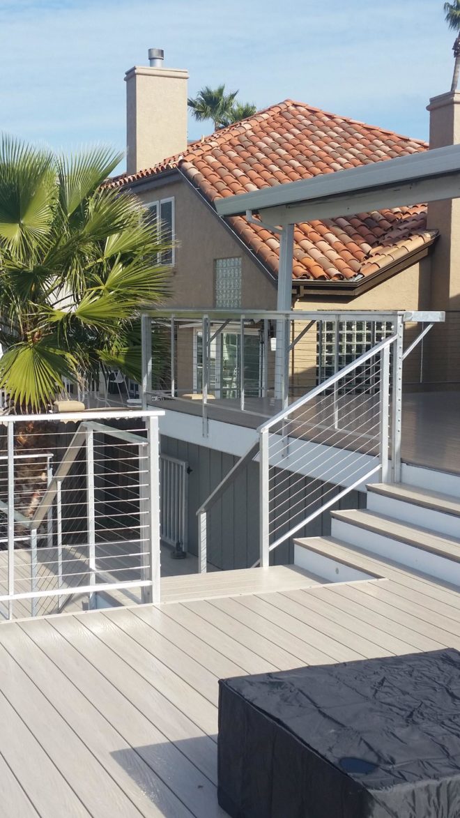 Winn Decking — Aluminum Rails with Stainless Steel Cables