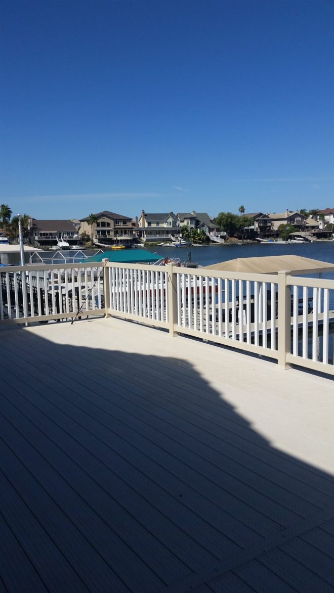 Winn Decking — Deck with Vinyl Railing