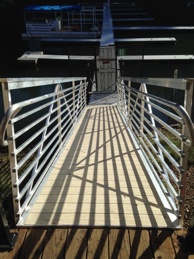 Winn Decking — Pine Mountain Lake Gangway