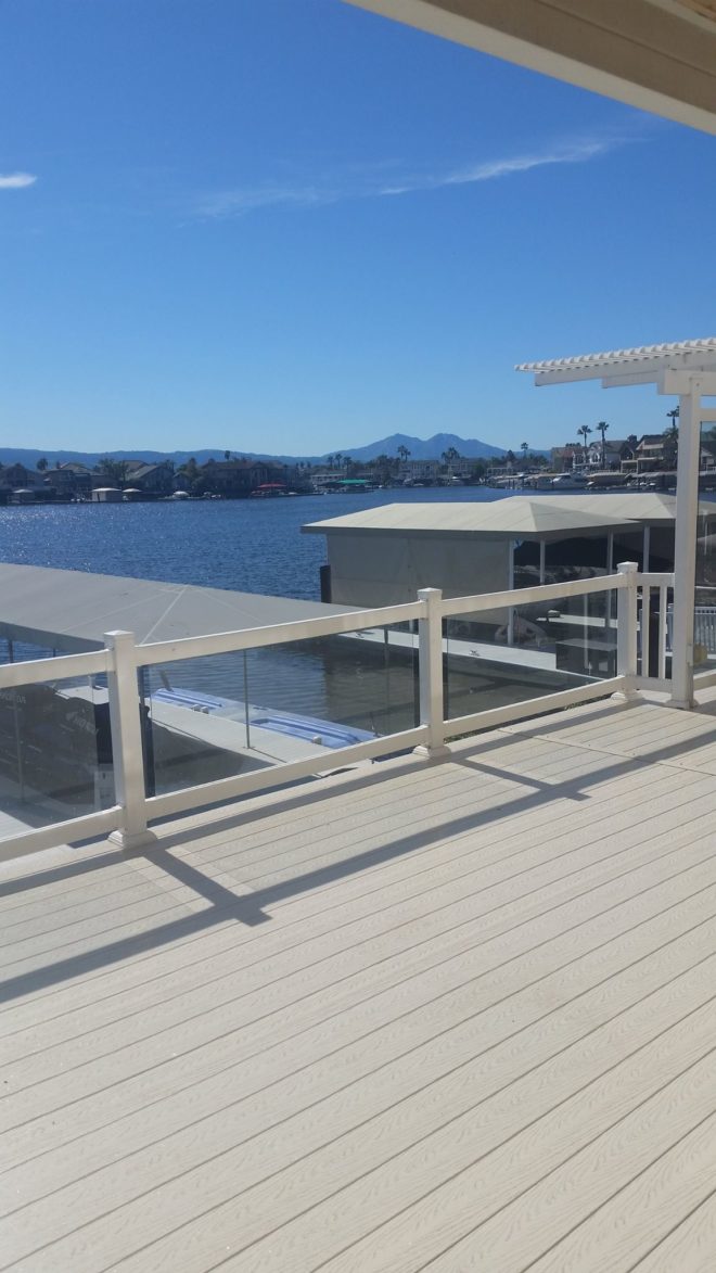 Winn Decking — Decking with Glass Rail