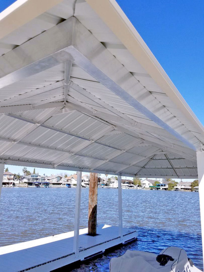 Winn Decking — Aluminum Boat Slip Cover